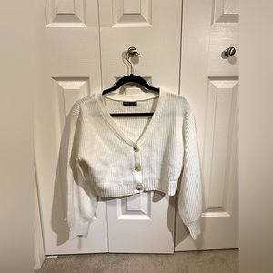 Cropped Knitted Sweater